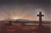 Thomas, Cross at Sunset